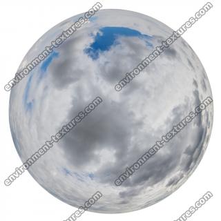 HDRi Skydome of Clouded Sky 12K